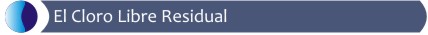 Ir a El cloro libre residual